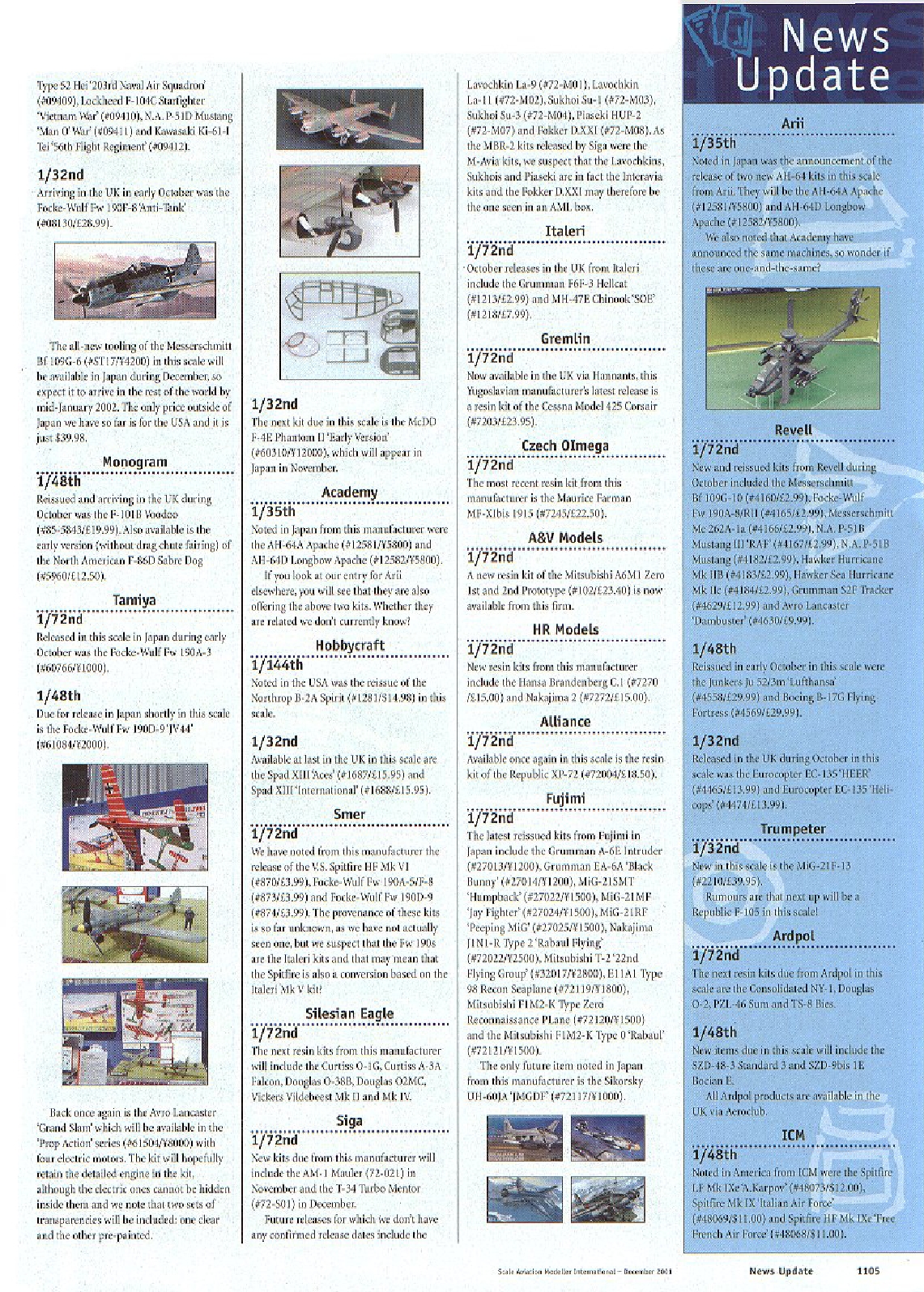 Scale Aviation Modeller International 2001-12